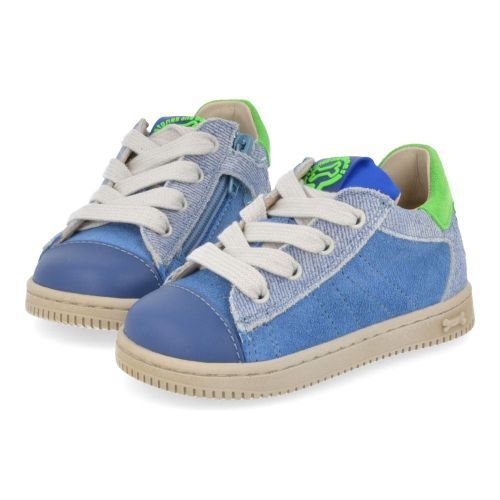 Stones and bones sneakers blauw Jongens (naxi blauw sneakertje met beschermde top - naxi 5461) - Junior Steps