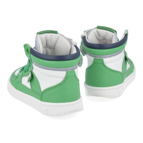 Stones and bones sneakers groen Jongens ( - neal groen wit basketjeneal) - Junior Steps