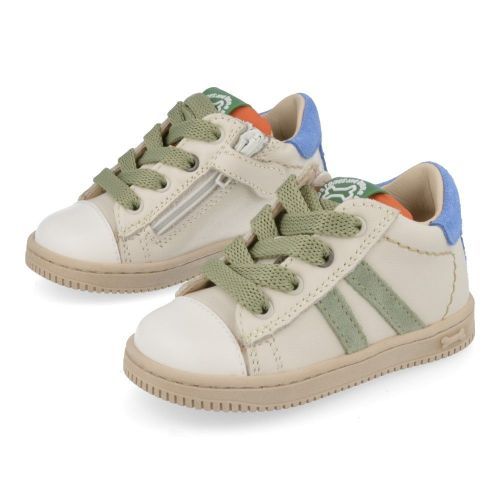 Stones and bones sneakers ecru Jongens ( - nepo ecru sneakertje met beschermde topnepo 4786) - Junior Steps