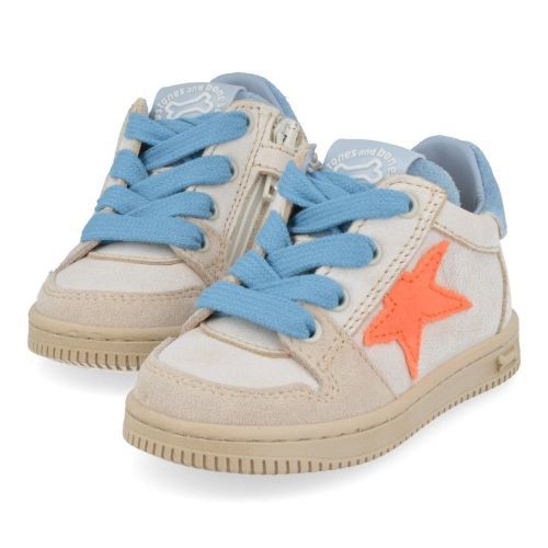 Stones and bones sneakers ecru Jongens ( - Ning ecru sneakertje ning 5343) - Junior Steps