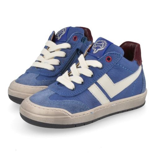 Stones and bones sneakers blauw Jongens ( - noles blauwe sneaker met beschermtopnoles) - Junior Steps