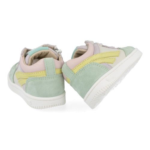 Stones and bones sneakers groen Meisjes ( - nomi ecru met groene sneakernomi 4989) - Junior Steps