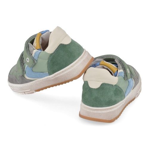 Stones and bones sneakers kaki Jongens ( - party kaki sneaker met velcrosluitingparty 5210) - Junior Steps