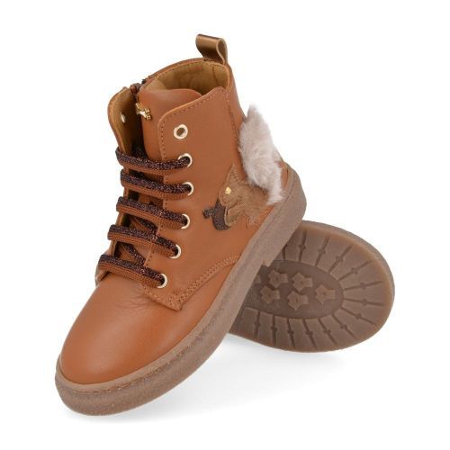 Stones and bones Lace-up boots cognac Girls (patsy) - Junior Steps