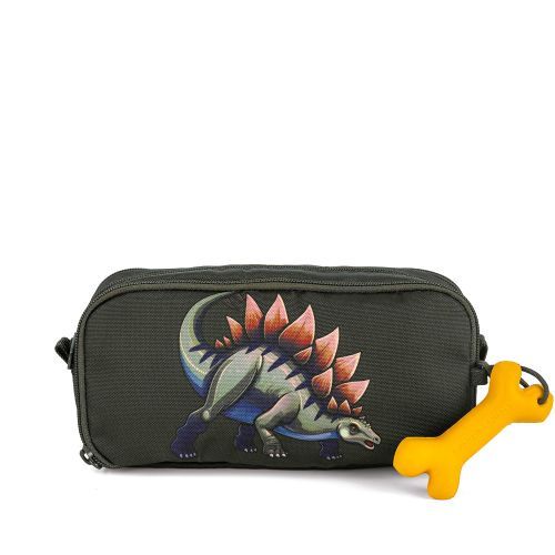 Stones and bones Pencil case Khaki Boys (rowan 19236) - Junior Steps