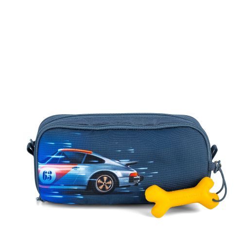 Stones and bones Pencil case Blue Boys (rowan 19252) - Junior Steps