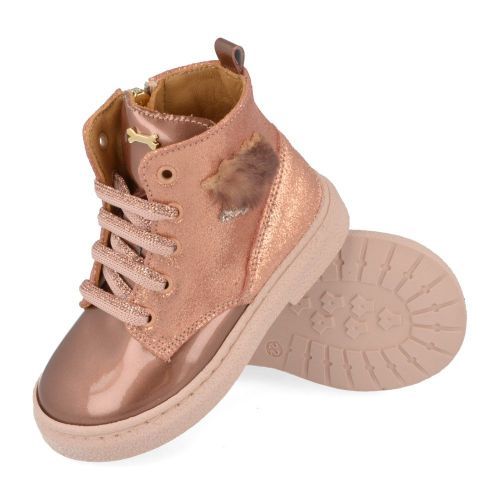 Stones and bones Lace-up boots pink Girls (posy) - Junior Steps