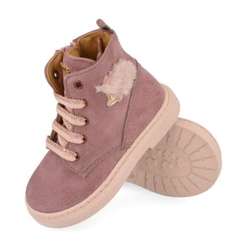 Stones and bones Lace-up boots pink Girls (posy) - Junior Steps