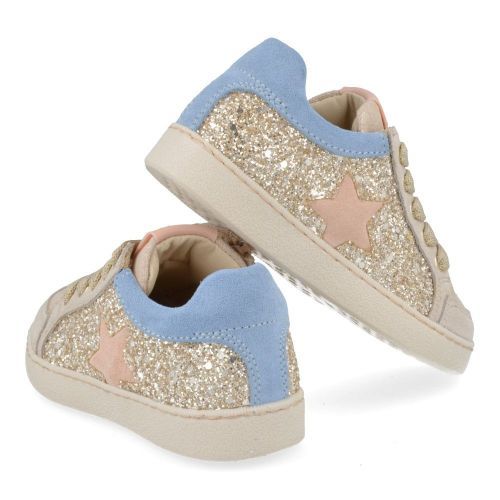 Stones and bones sneakers ecru Meisjes ( - ravid ecru sneaker met glitter4966 Ravid) - Junior Steps