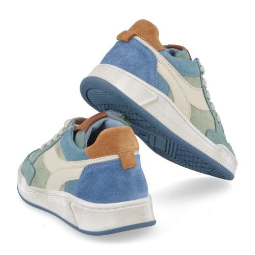 Stones and bones sneakers kaki Jongens ( - Revin kaki blauwe sneakerRevin) - Junior Steps