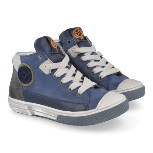 Stones and bones sneakers blauw Jongens ( - romis blauwe sneaker met beschermtopromis) - Junior Steps