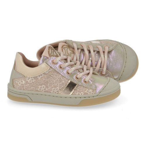 Stones and bones sneakers roze Meisjes (roze sneaker met rubberen top - dally 5447) - Junior Steps