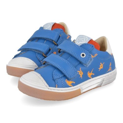 Stones and bones sneakers blauw Jongens ( - rusbe blauwe sneaker met stootneusrusbe) - Junior Steps