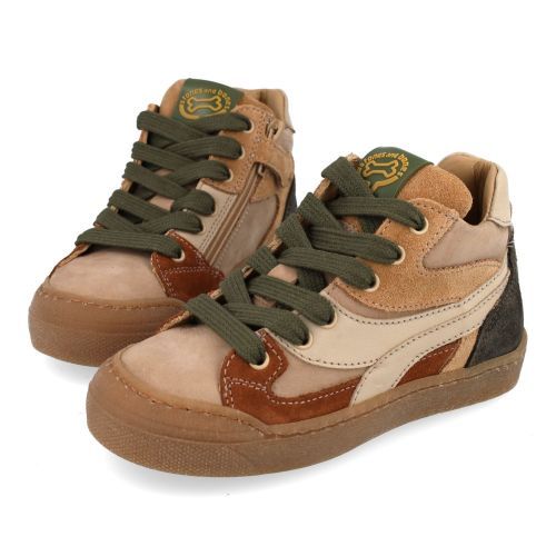 Stones and bones sneakers beige Jongens (sneakers beige nubuck - Gobet 5491) - Junior Steps