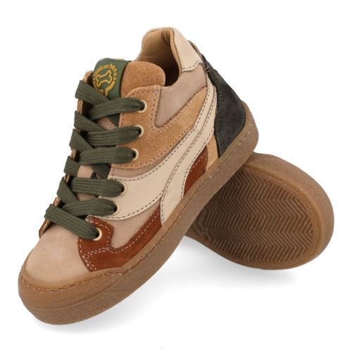 Stones and bones sneakers beige Jongens (sneakers beige nubuck - Gobet 5491) - Junior Steps