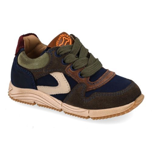 Stones and bones sneakers blauw Jongens (sneakers blauw suède  - Coly 5464) - Junior Steps