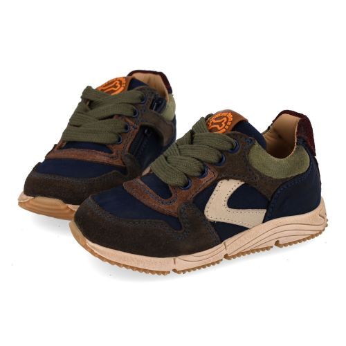Stones and bones sneakers blauw Jongens (sneakers blauw suède  - Coly 5464) - Junior Steps