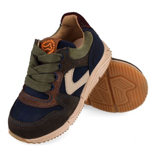 Stones and bones sneakers blauw Jongens (sneakers blauw suède  - Coly 5464) - Junior Steps