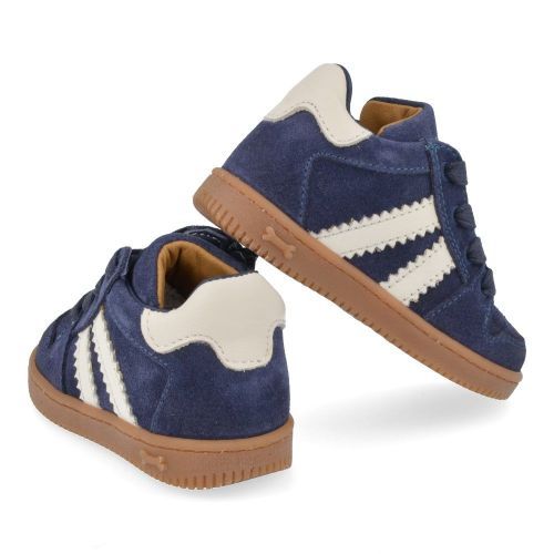 Stones and bones sneakers blauw Jongens (sneakers blauw suède  - naif 5318) - Junior Steps