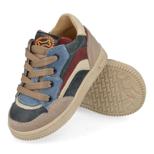 Stones and bones sneakers blauw Jongens (sneakers blauw suède - need 5331) - Junior Steps