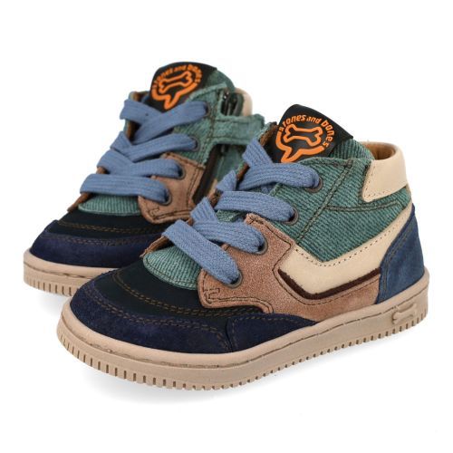 Stones and bones sneakers blauw Jongens (sneakers blauw suède - Neem 5500) - Junior Steps