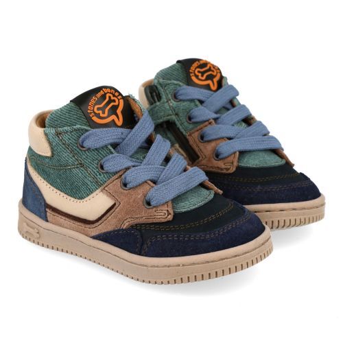 Stones and bones sneakers blauw Jongens (sneakers blauw suède - Neem 5500) - Junior Steps