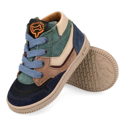 Stones and bones sneakers blauw Jongens (sneakers blauw suède - Neem 5500) - Junior Steps