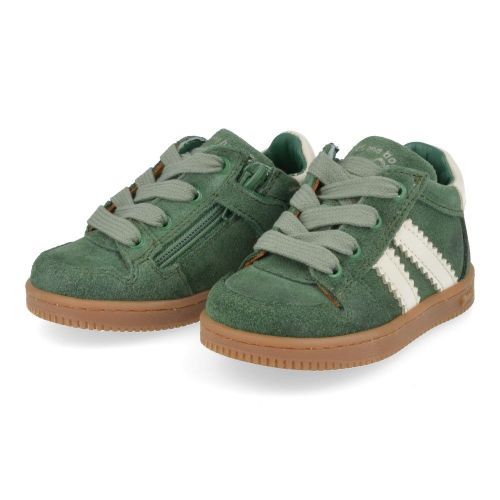 Stones and bones sneakers kaki Jongens (sneakers groen suède  - naif 5318) - Junior Steps