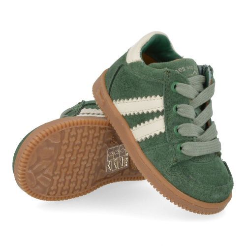 Stones and bones sneakers kaki Jongens (sneakers groen suède  - naif 5318) - Junior Steps