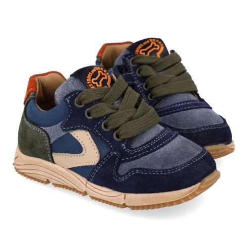 Stones and bones sneakers jeans bl Jongens (sneakers jeans blauw suède  - Coly 5464) - Junior Steps