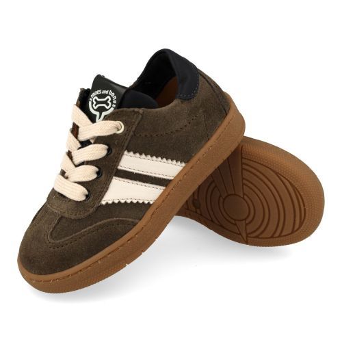 Stones and bones sneakers kaki Jongens (sneakers jongens kaki suède - lemmi 5316) - Junior Steps