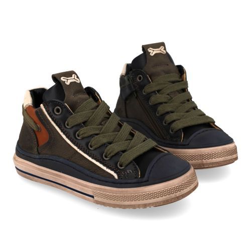Stones and bones Baskets Kaki Garçons (Lynco 5501) - Junior Steps