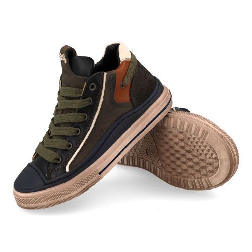Stones and bones Baskets Kaki Garçons (Lynco 5501) - Junior Steps