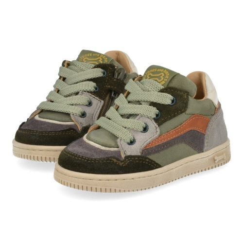 Stones and bones sneakers kaki Jongens (sneakers kaki suède - need 5331) - Junior Steps