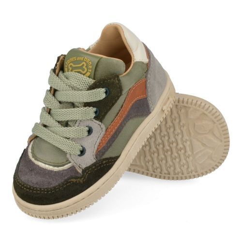 Stones and bones sneakers kaki Jongens (sneakers kaki suède - need 5331) - Junior Steps