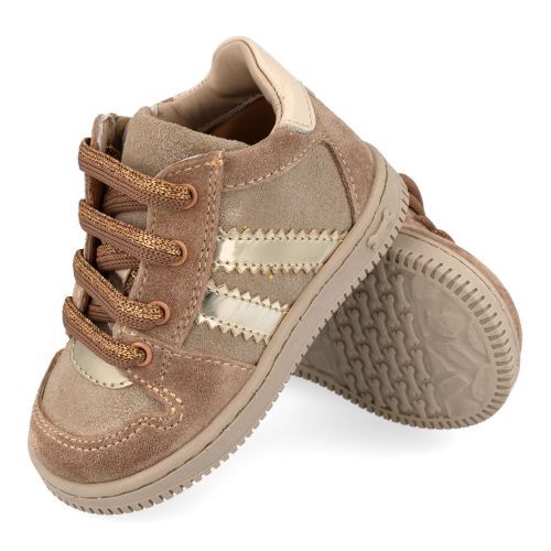 Stones and bones sneakers beige Meisjes (sneakers meisjes beige goud - naif 5318) - Junior Steps