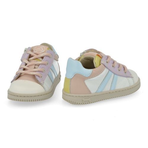 Stones and bones sneakers ecru Meisjes (sneakers meisjes ecru roze - naty 5321) - Junior Steps