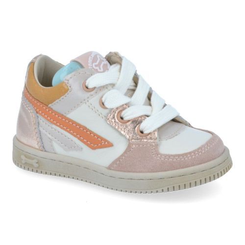 Stones and bones sneakers ecru Meisjes (sneakers meisjes ecru rozé - nomi 4989) - Junior Steps