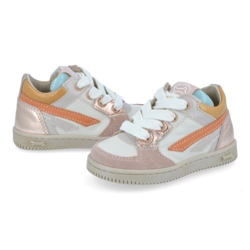 Stones and bones sneakers ecru Meisjes (sneakers meisjes ecru rozé - nomi 4989) - Junior Steps