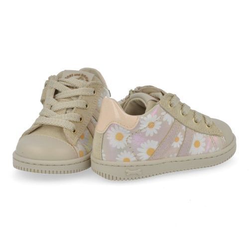 Stones and bones sneakers GOUD Meisjes (sneakers meisjes goud met bloemen - nepo 4786) - Junior Steps