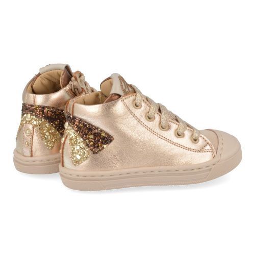 Stones and bones sneakers beige Meisjes (sneakers meisjes goud metallic leder - myra 5293) - Junior Steps