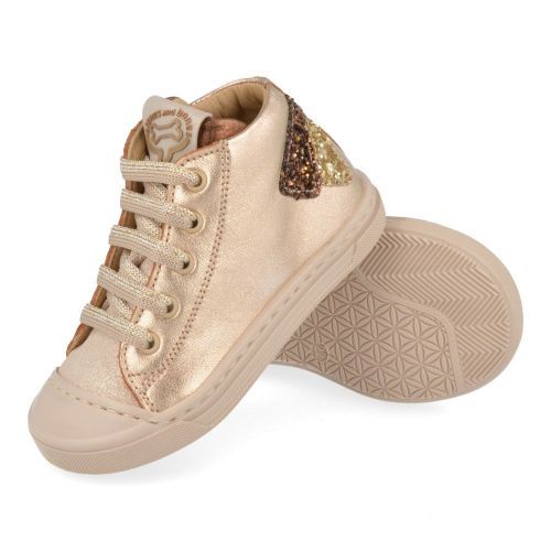 Stones and bones sneakers beige Meisjes (sneakers meisjes goud metallic leder - myra 5293) - Junior Steps