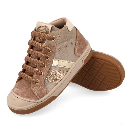 Stones and bones sneakers GOUD Meisjes (sneakers meisjes goud  - Debby 5403) - Junior Steps