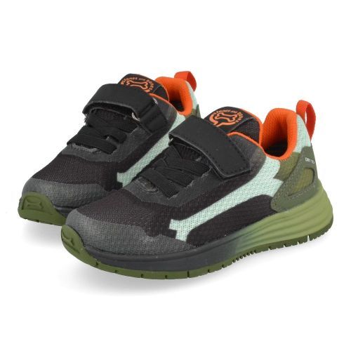Stones and bones sneakers Zwart Jongens (sneakers zwart met velcrosluiting - swift 4928) - Junior Steps