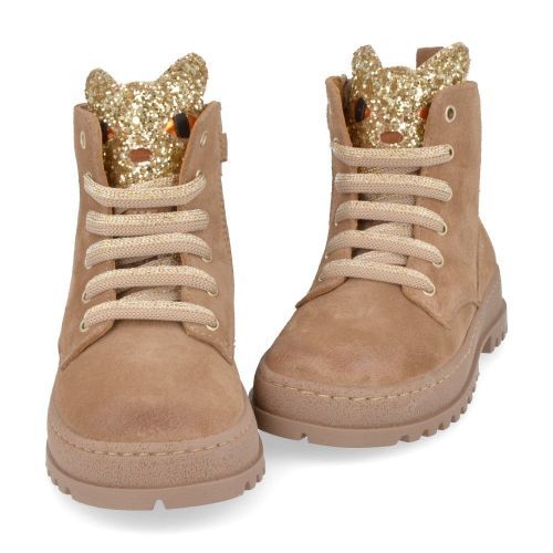 Stones and bones Bottes à lacets beige Filles (svasa) - Junior Steps