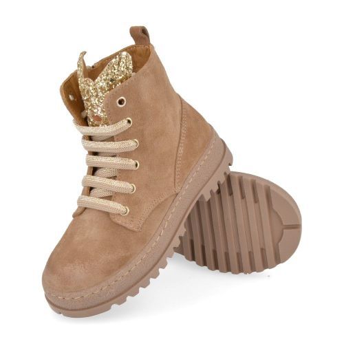 Stones and bones veterbottine beige Meisjes ( - svasa beige veterbottinesvasa) - Junior Steps