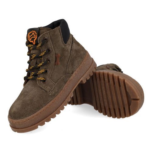 Stones and bones veterboot kaki Jongens (veterboots jongens kaki  - Boogy 5392) - Junior Steps