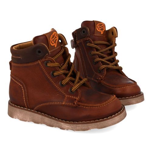 Stones and bones Schnürstiefel cognac Jungen (Benji 5525) - Junior Steps