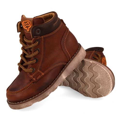 Stones and bones Schnürstiefel cognac Jungen (Benji 5525) - Junior Steps