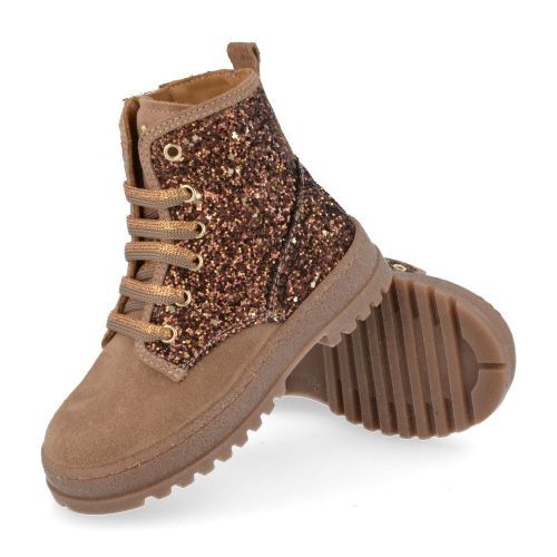 Stones and bones Botte à lacets beige Filles (blesa 5264) - Junior Steps